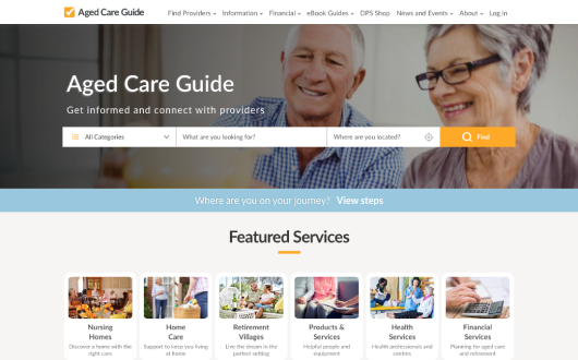 Aged Care Guide website