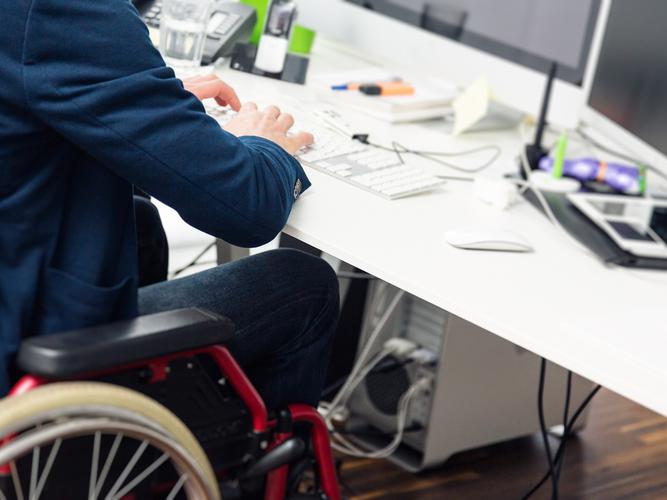 Vision Australia says people with disability are excluded from the workplace all because of a lack of accessible information and communications technology (Source: Shutterstock) 