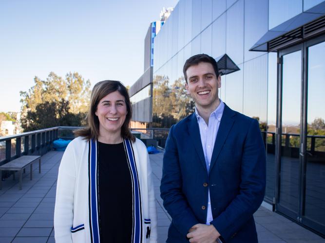 Hireup Chief Operating Officer Sonia Flynn and Chief Executive Officer Jordan O'Reilly [Source: Supplied]