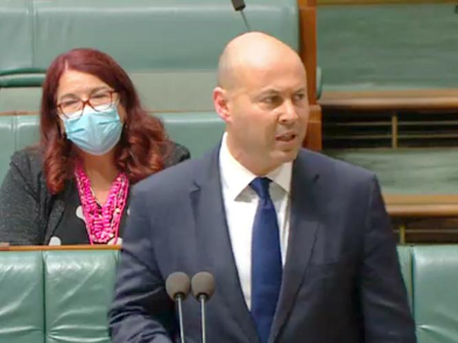 Treasurer Josh Frydenberg's Federal Budget for 2022/23 falls short of expectations for people with disability. [Source: Parliament Live]