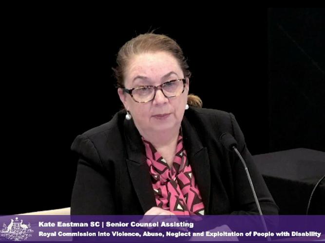During the Royal Commission's latest hearing Senior Counsel Assisting Kate Eastman has been asking questions of lived and direct experience witnesses. [Source: Disability Royal Commission]