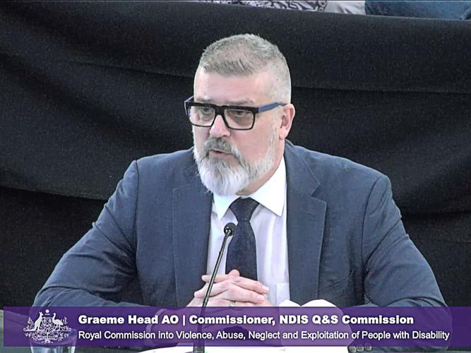Chief Executive of the NDIS Quality and Safeguards Commission, Graeme Head. (Source: Disability Royal Commission)