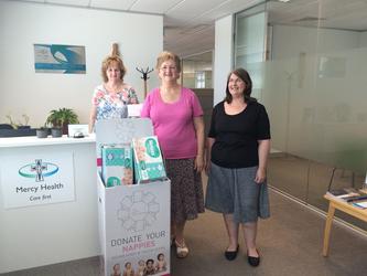 Link to Mercy Health nappy collection an overwhelming success article