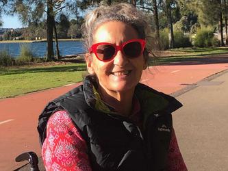 For Helen Bonynge ineligibility for NDIS means she either has to live without the disability support she needs or pay for the costly supports herself. [Source: Supplied]